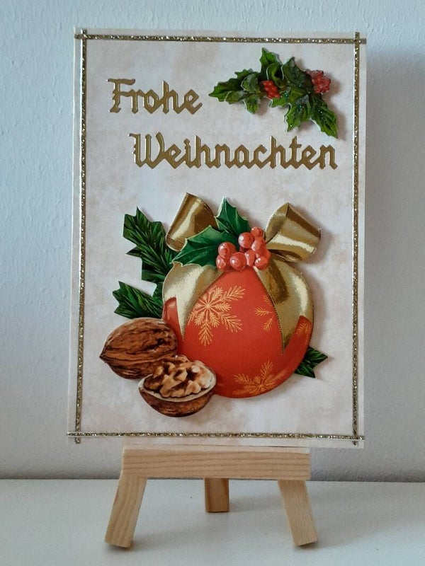 Weihnachtskarte "Weihnachskugel"   cs378