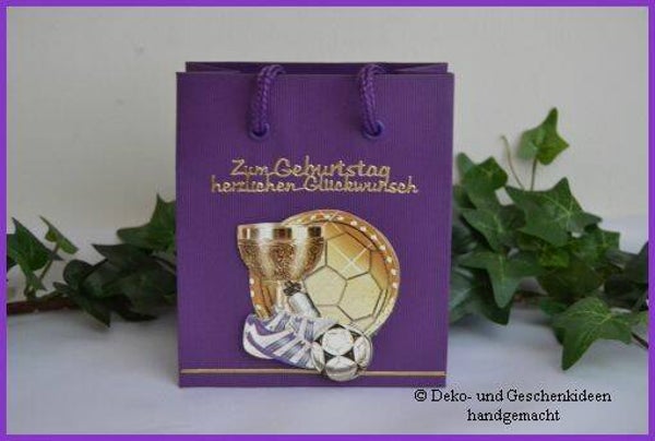 Geschenktasche "Fussball"   cs396
