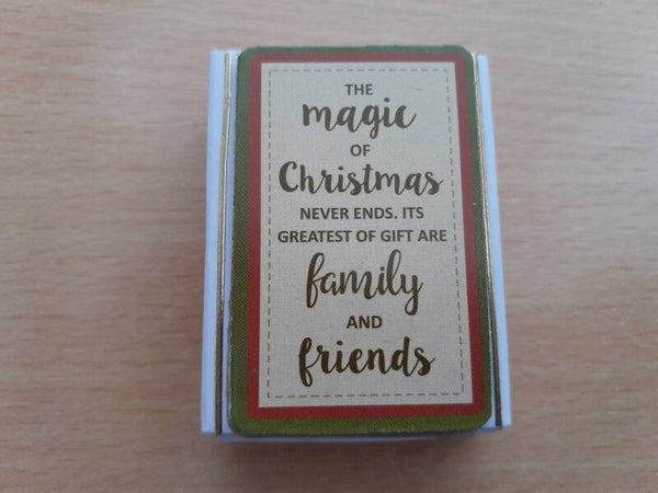 Geschenkschachterl mini "Text"  cs433