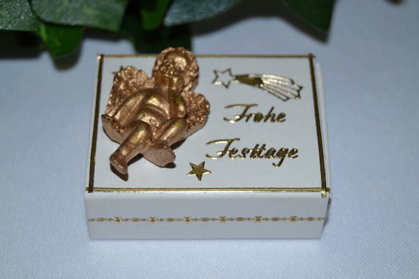 Geschenkschachterl mini "Engerl gold"   cs463