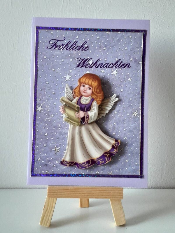 Weihnachtskarte "Engerl"   cs492