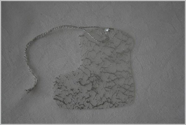 Geschenkanhänger "Stiefel silber"   cs521