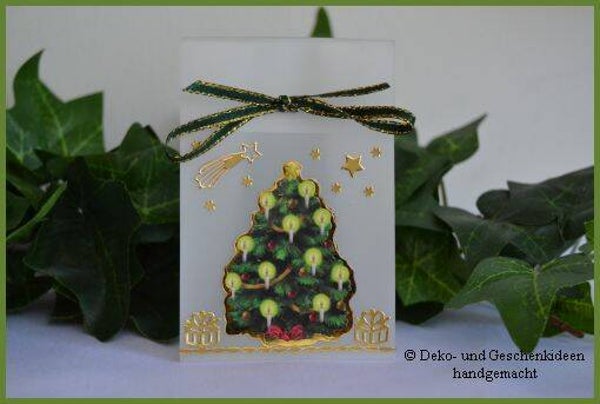 Geschenktascherl mini "Weihnachtsbaum"  cs534