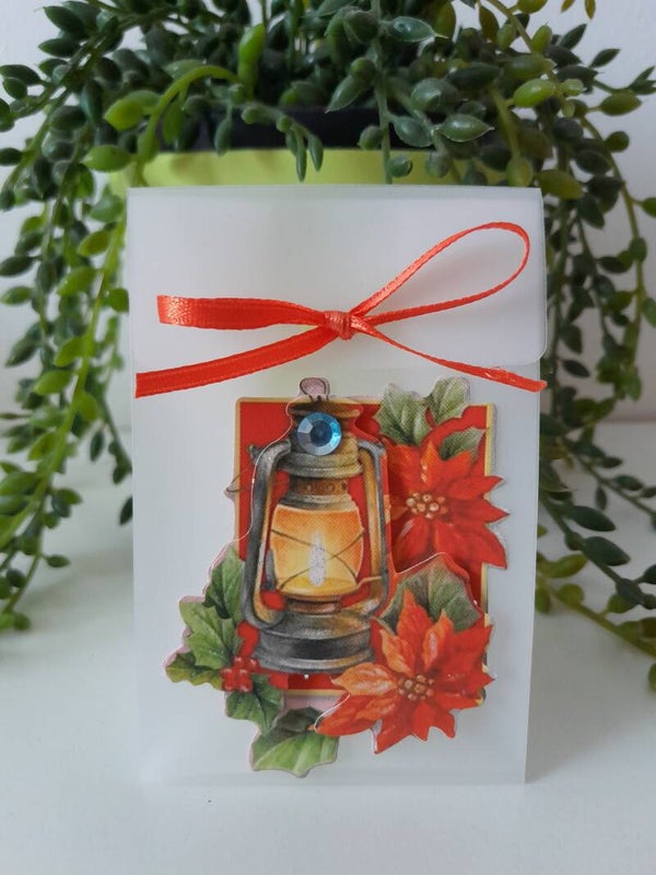 Geschenktascherl mini "leuchtende Laterne"   cs546