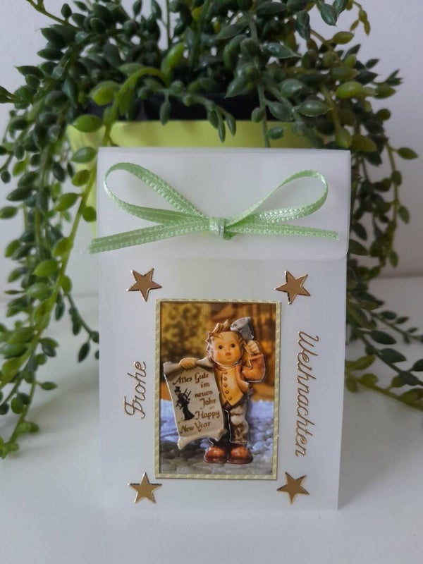 Geschenktascherl mini "Junge mit Schriftrolle"   cs561