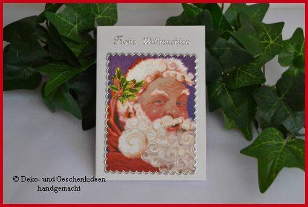 Weihnachtskarte "Weihnachtsmann"   cs567