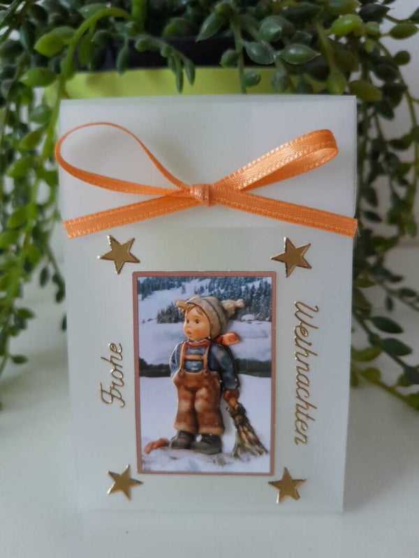 Geschenktascherl mini "Junge im Schnee"   cs573