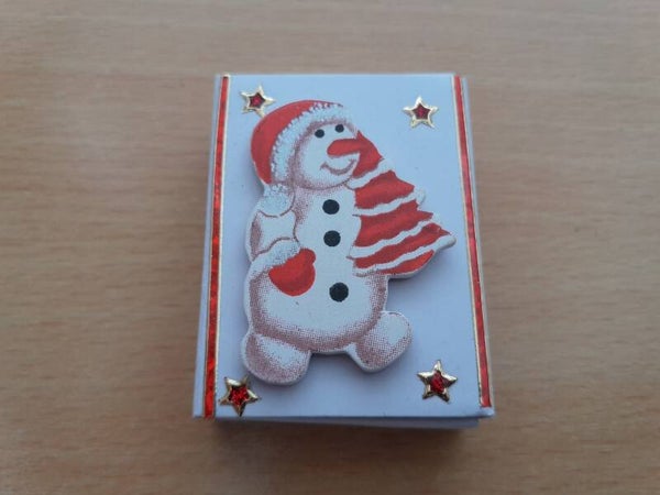 Geschenkschachterl mini "Schneemann"  cs598