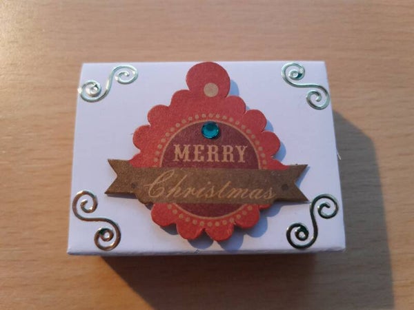 Geschenkschachtel mini "Merry Christmas"  cs675