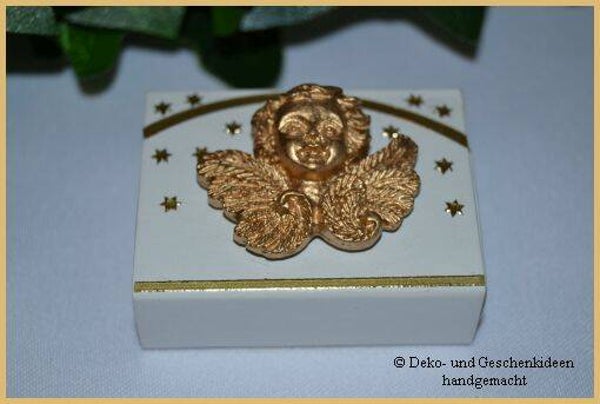 Geschenkschachterl mini "Engerl gold"   cs675