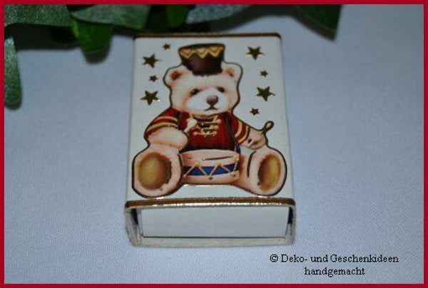 Geschenkschachterl mini "Weihnachtsbär"   cs677