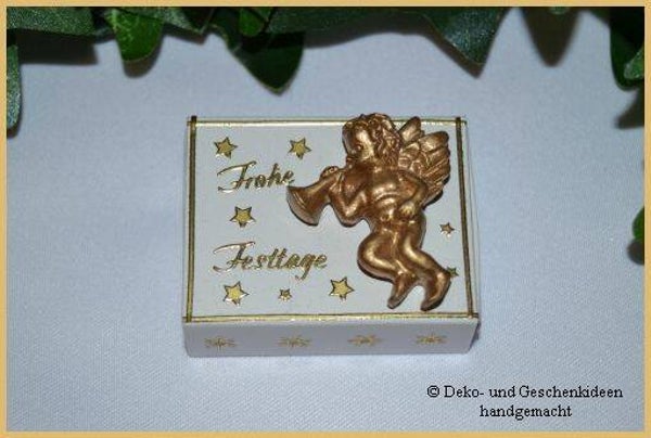 Geschenkschachterl mini "Engerl gold"   cs678