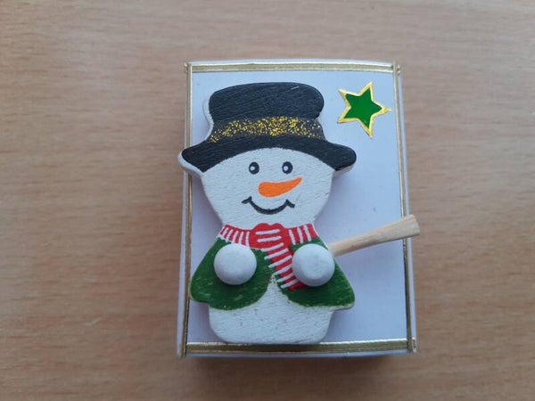 Geschenkschachterl mini "Schneemann"  cs683