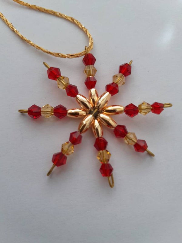 Perlenstern "dunkelrot"   cs707