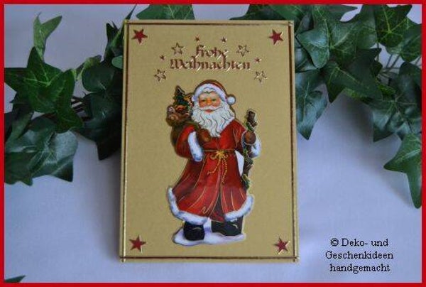 Weihnachtskarte "Weihnachtsmann"   cs708