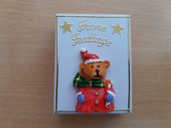 Geschenkschachterl mini "Weihnachtsbär"  cs717