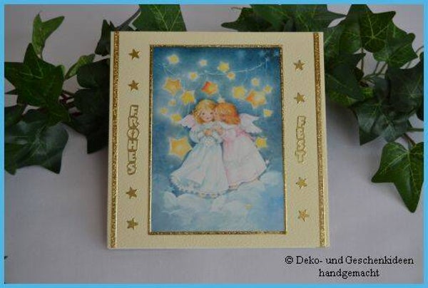 Weihnachtskarte "Engerl"   cs721