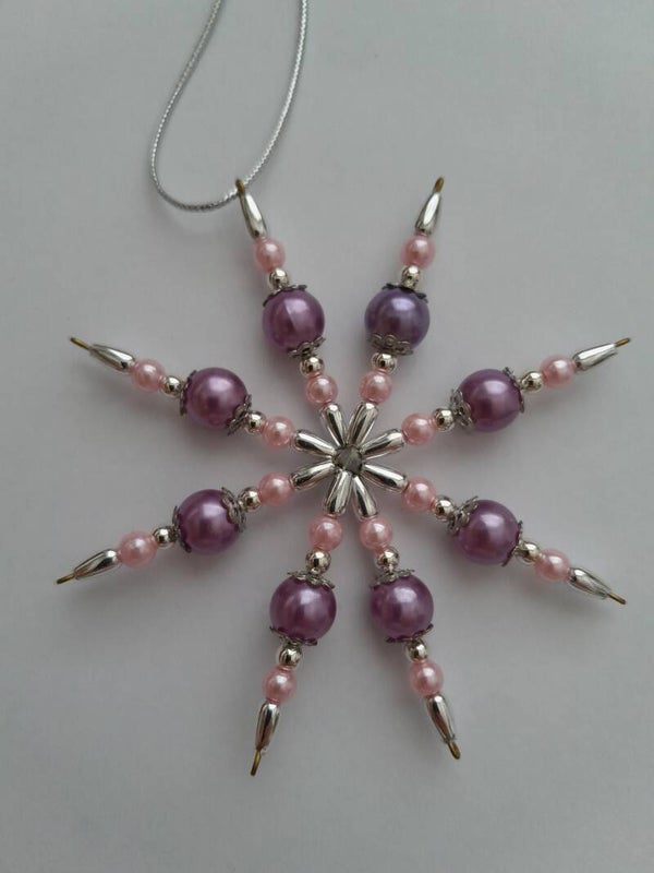 Perlenstern "lila / rosa"   cs736