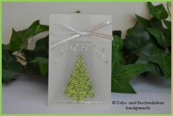 Geschenktascherl mini "Weihnachtsbaum"   cs744