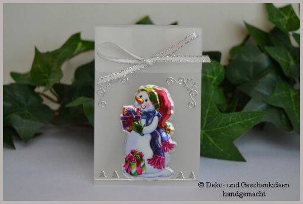 Geschenktascherl mini "Schneemann"   cs745