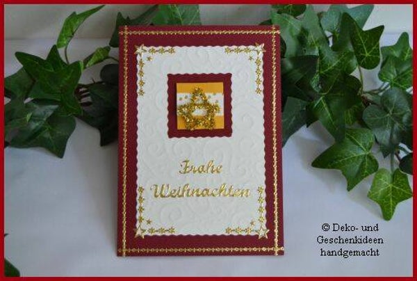 Weihnachtskarte "Stern"   cs795
