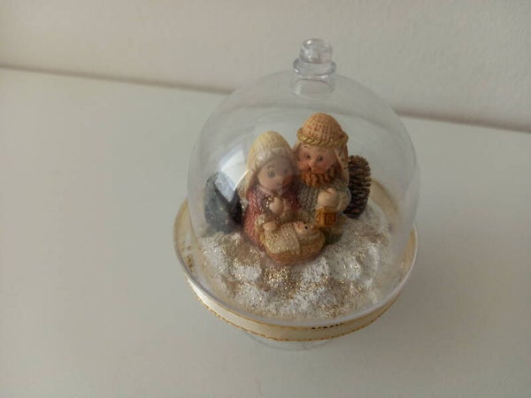 Mini - Etagere mit Haube "Heilige Familie"   cs81