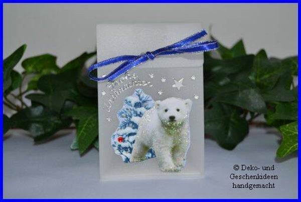 Geschenktascherl mini "Eisbär"   cs861