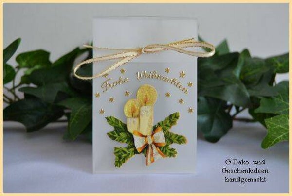 Geschenktascherl mini "Kerzen"   cs866