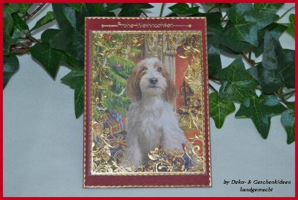Weihnachtskarte "Hund"   cs920