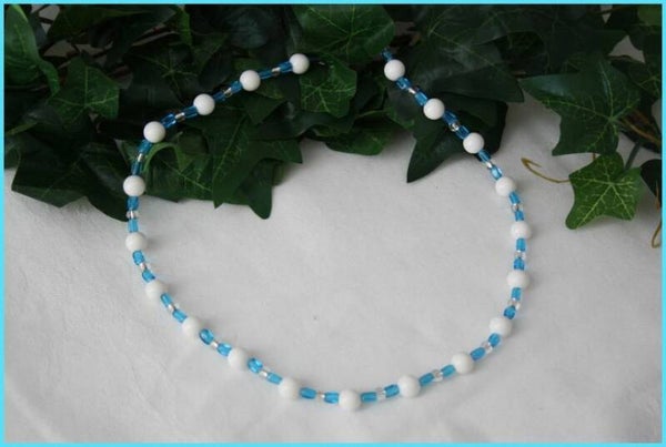 Kette "weiße Muscheln"   K101