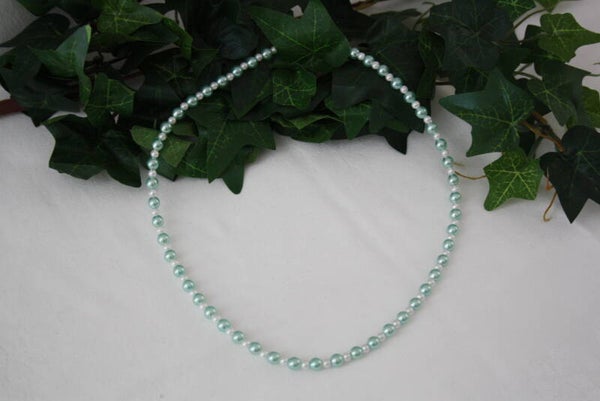 Kette "hellgrün / weiß"   K28