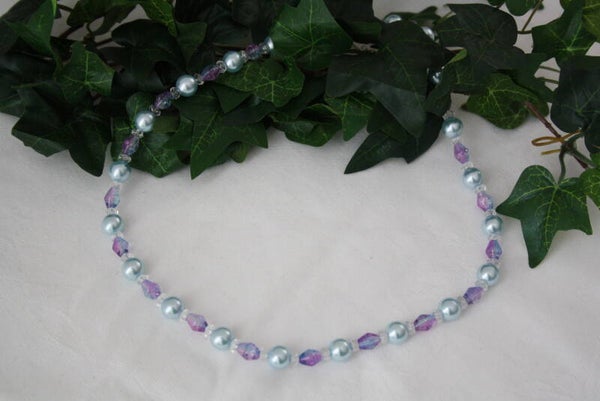 Kette "blau / lila"   K53