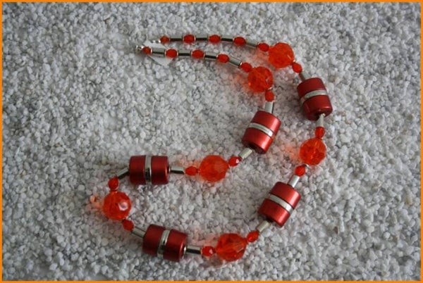 Kette "rot / orange"   K98