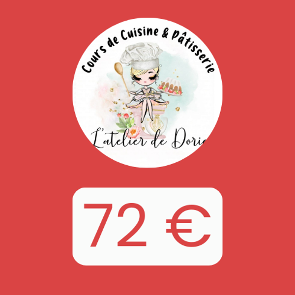 Carte Cadeau 72 €