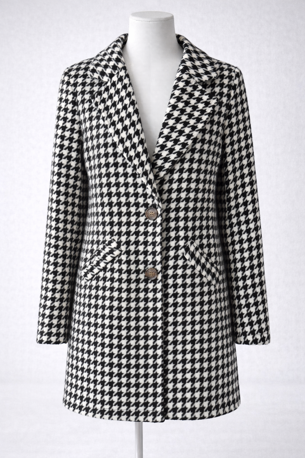 Manteau motif pied de poule l’atelier du manteau