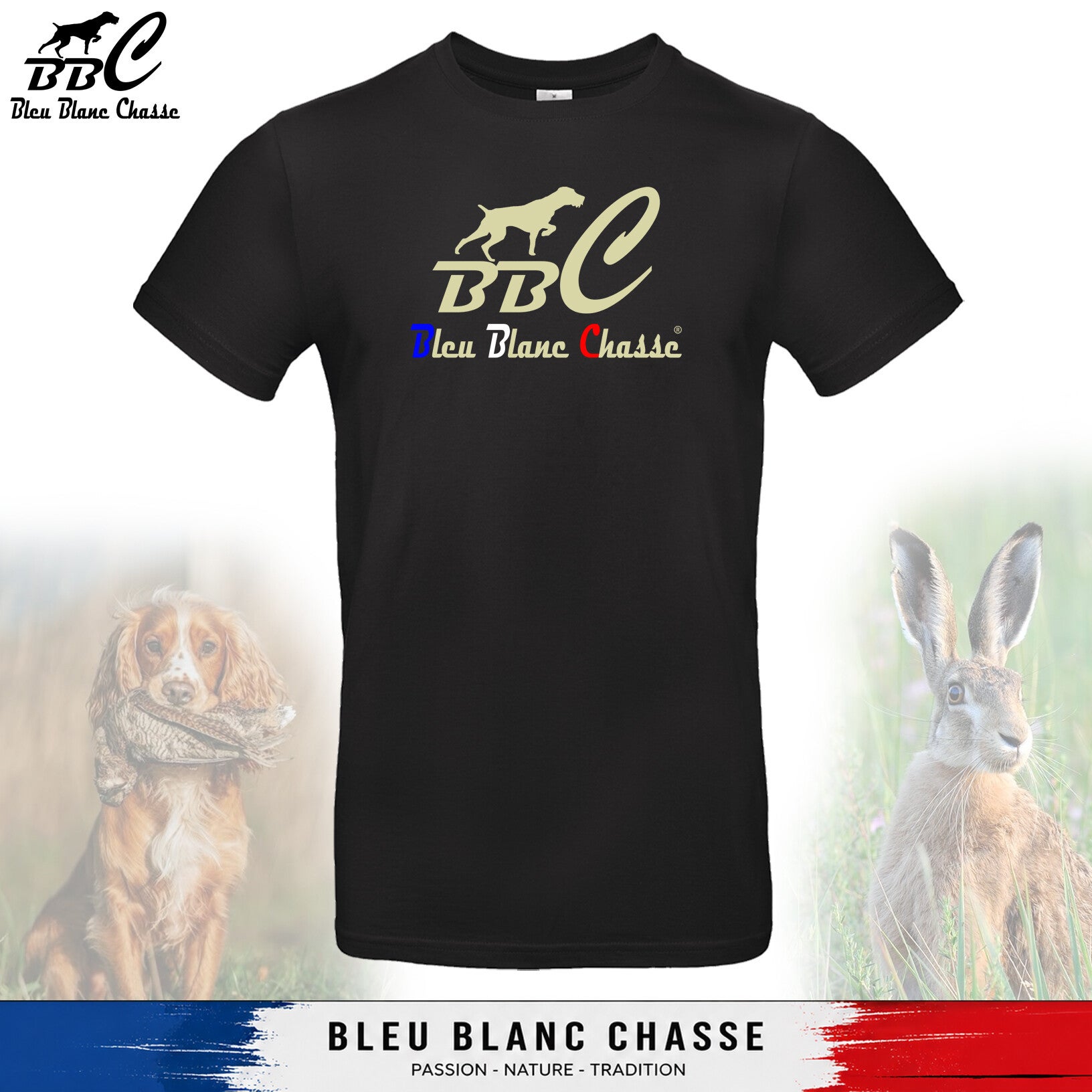 Tee-shirt Noir - Gamme "Original"