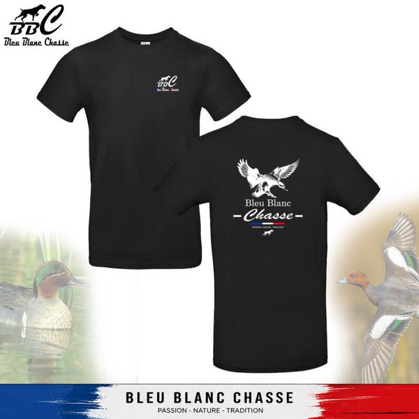 Tee-shirt Noir - Gamme "Siffleur à la pose"