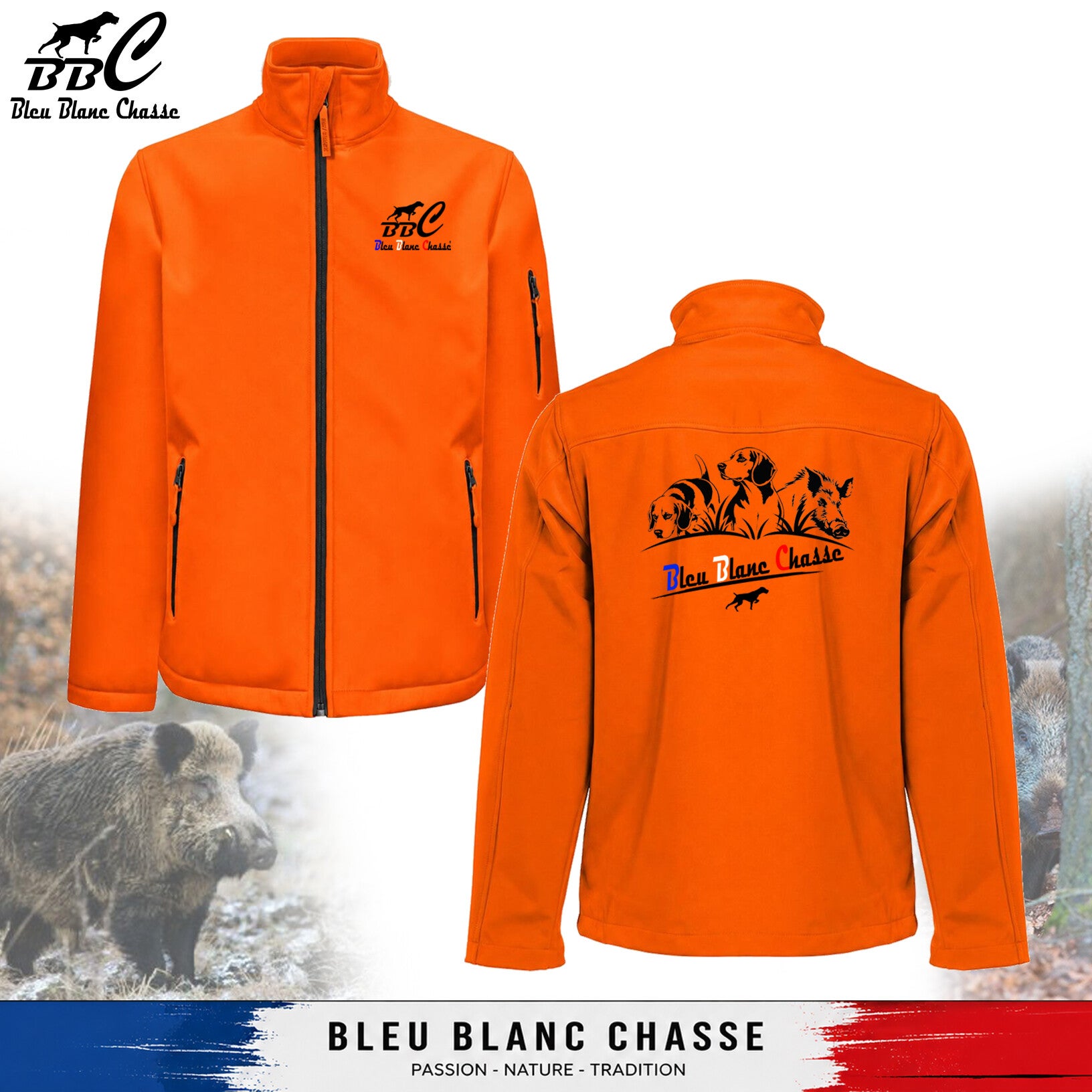 Veste SoftShell Orange