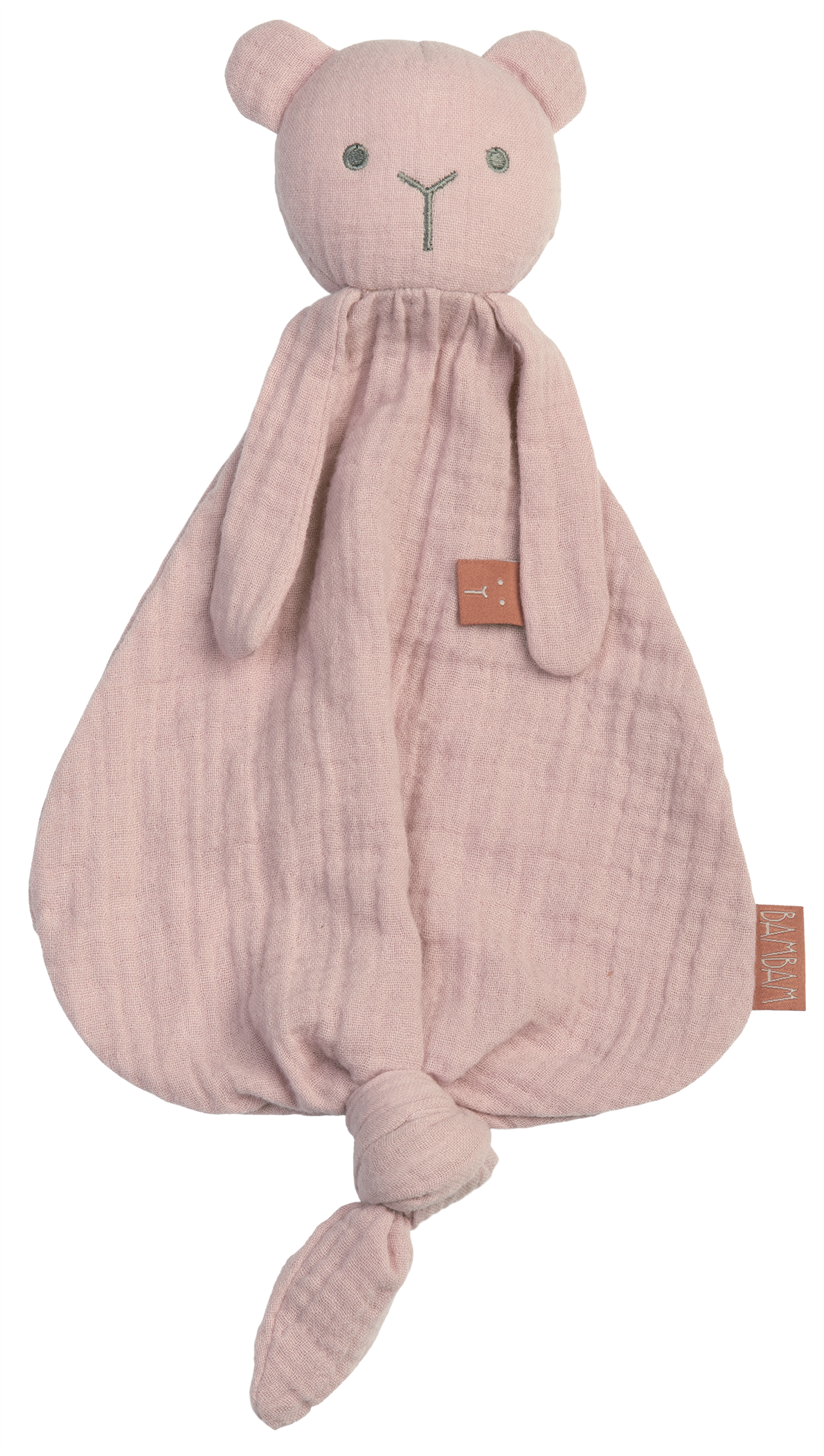 Zacht Knuffeldoekje Beer Oud Roze