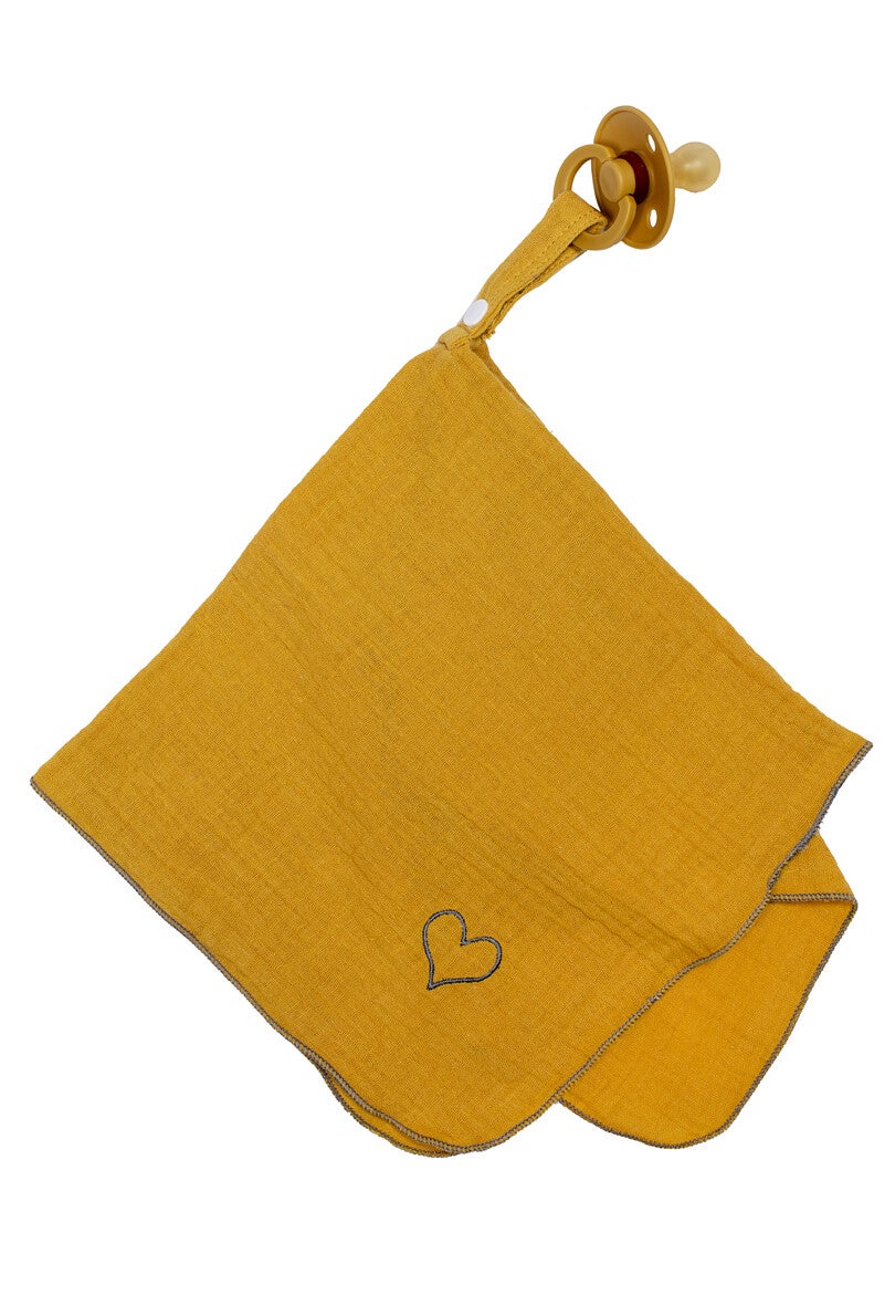 Speendoekje Mosterdgeel