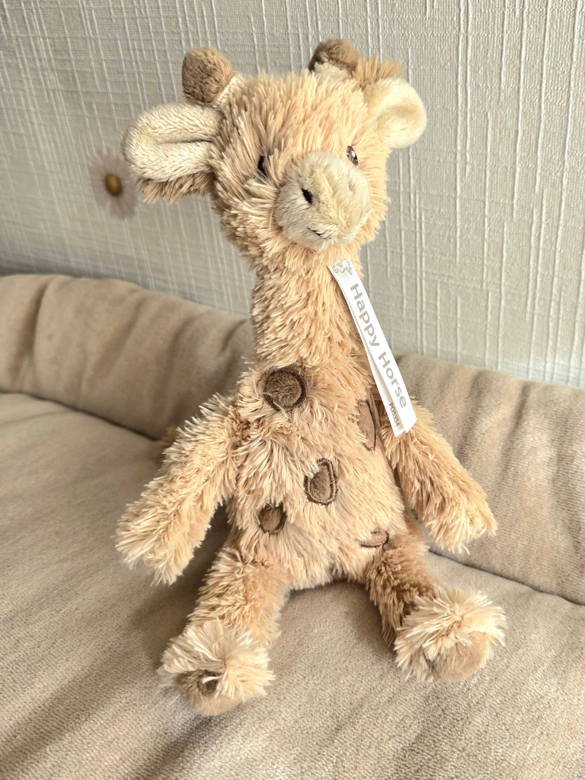 Knuffel Giraf - Beige - Happy Horse