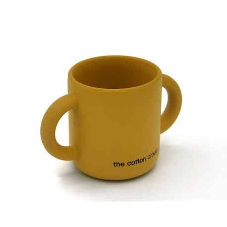 Siliconen Drinkbeker Mosterdgeel