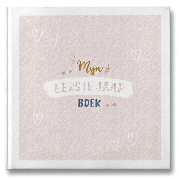 Mijn eerste jaar boek - roze