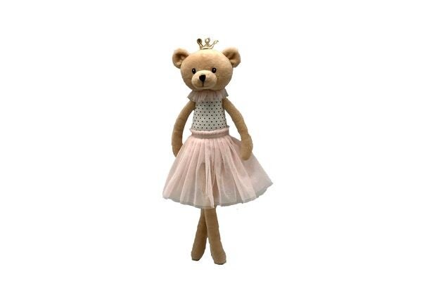 Knuffel Beer Ballerina Roze