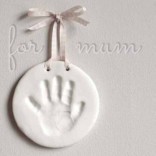 Hand/Voet Afdruk Hanger van Klei