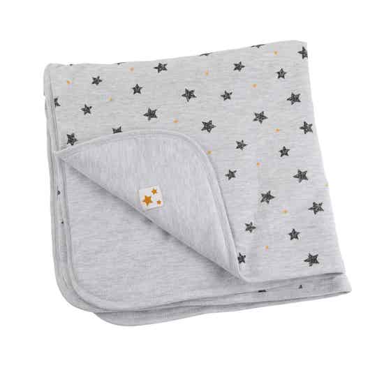 Babydeken Sterren Grijs