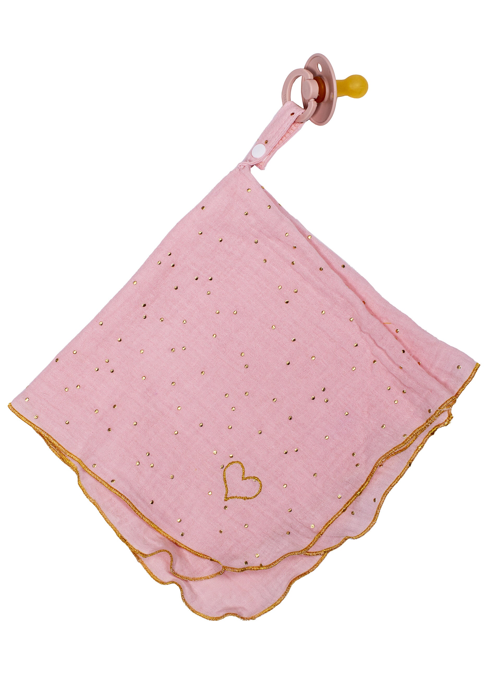 Speendoekje Blushroze