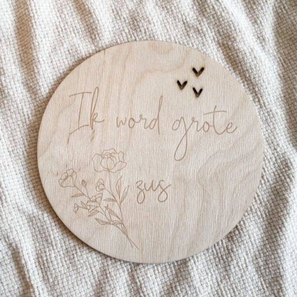 Zwangerschapsaankondiging - Ik word grote zus