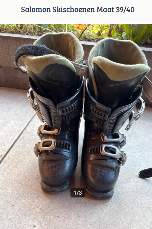 Salomon Skischoenen Maat 39/40