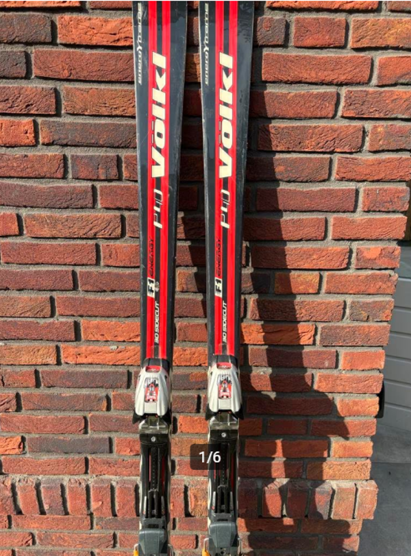 Völkl P40 F1 Ski's - 178 cm carve gewaxt en geslepen